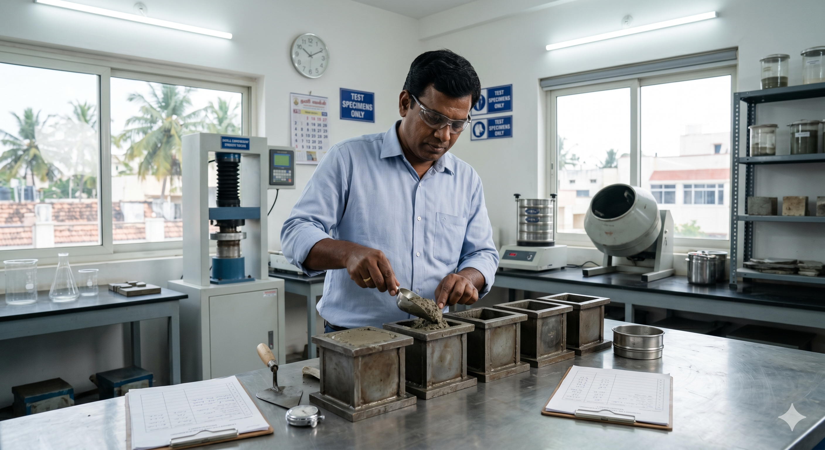 Cement Cube Moulds